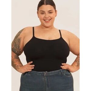 Empetua by Shapermint‎ Everyday Essentials Scoop Neck Cami Black 4XL NWT
